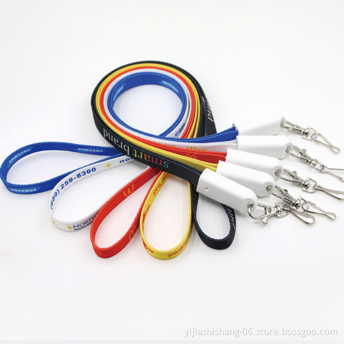 Yj FASHION Lanyard 3 in 1 Charging Cable for iOS & Micro usb & Type C 1/2/3 meter micro usb 3.0 fast charging data cable